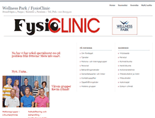 Tablet Screenshot of fysioclinic.fi
